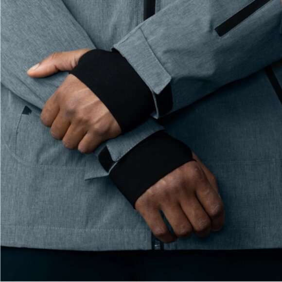 Apricoat Men's Adventure 2.0 Jacket | Grey Waterproof Rain Jacket | Fall Coat - Picture 9 of 11